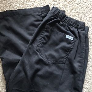 GREYS ANATOMY Black Scrub Bottoms